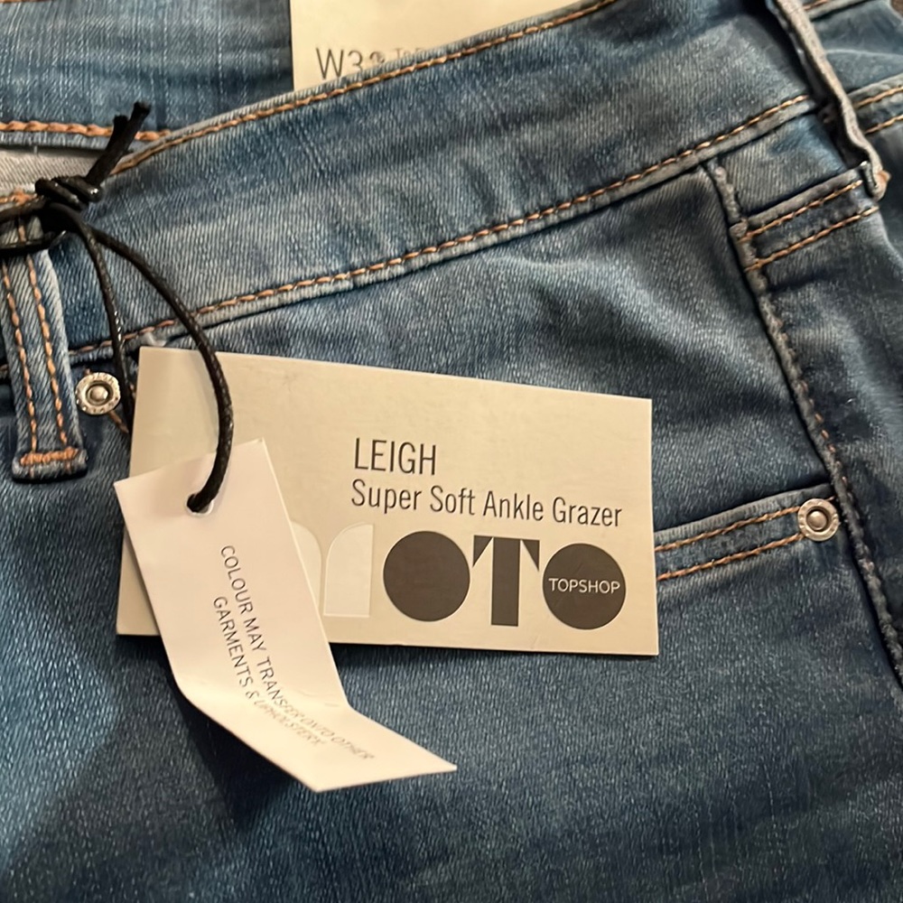 Topshop leigh supersoft ankle grazer in light blue!